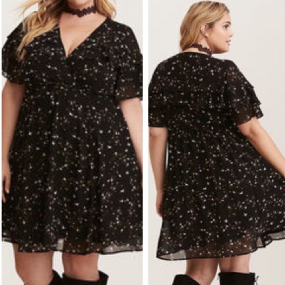 Torrid Crane Faux Wrap